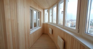 Отделка, остекление, утепление балконов в Гуково от 208 руб. м/2.